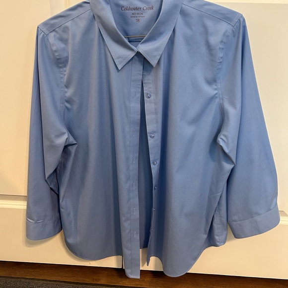 Coldwater Creek no iron womens top size 18 - Picture 4 of 7